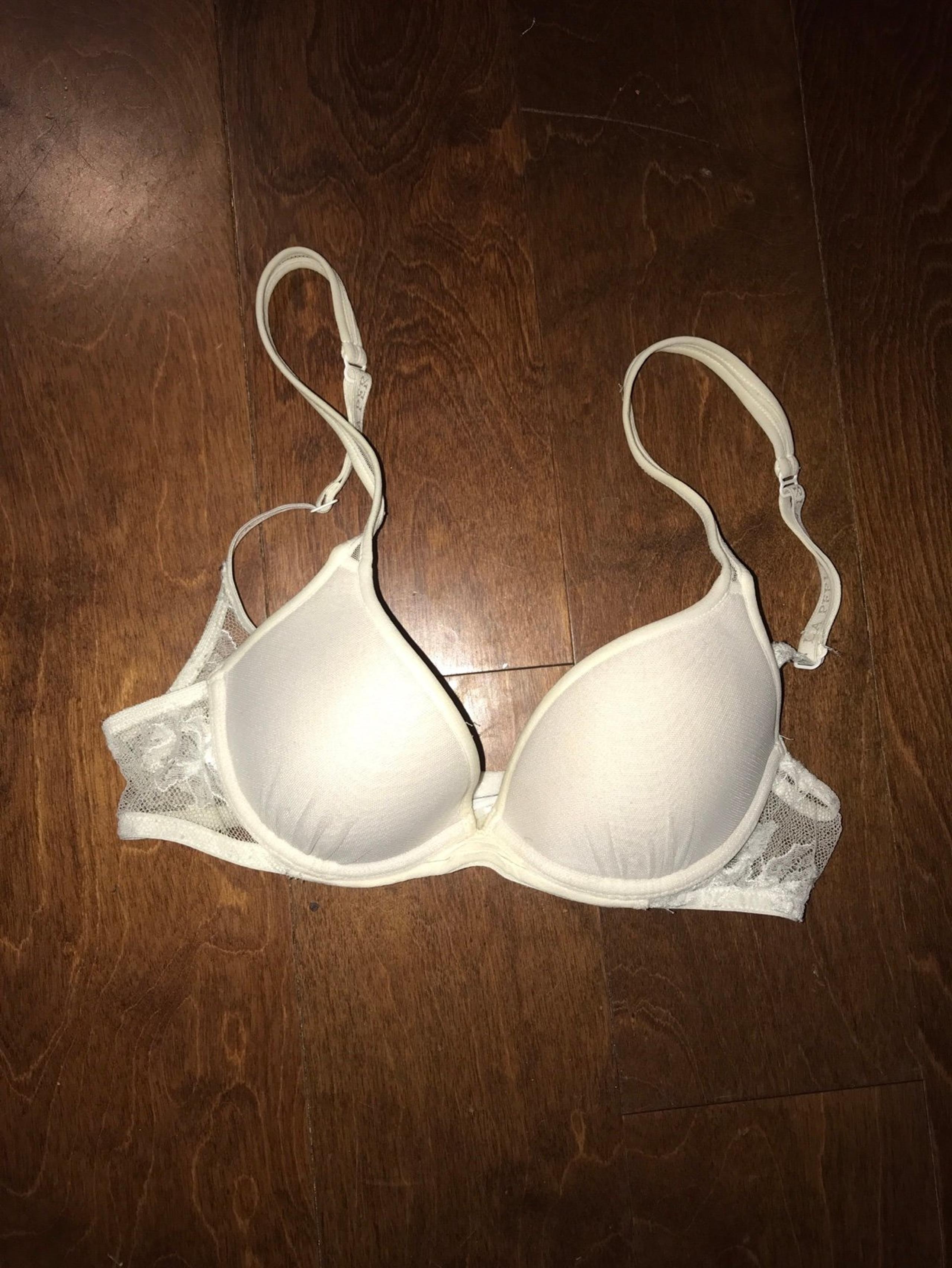Retl$375 32B La Perla Bra Ivory white