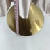 FORMAL PARTY SZ 14 1x plus champagne cream off shoulder lace up midi dress B123