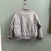 Vintage 90’s Gray Denim Bomber Jacket Lined Mens Small