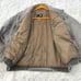 Vintage 90’s Gray Denim Bomber Jacket Lined Mens Small