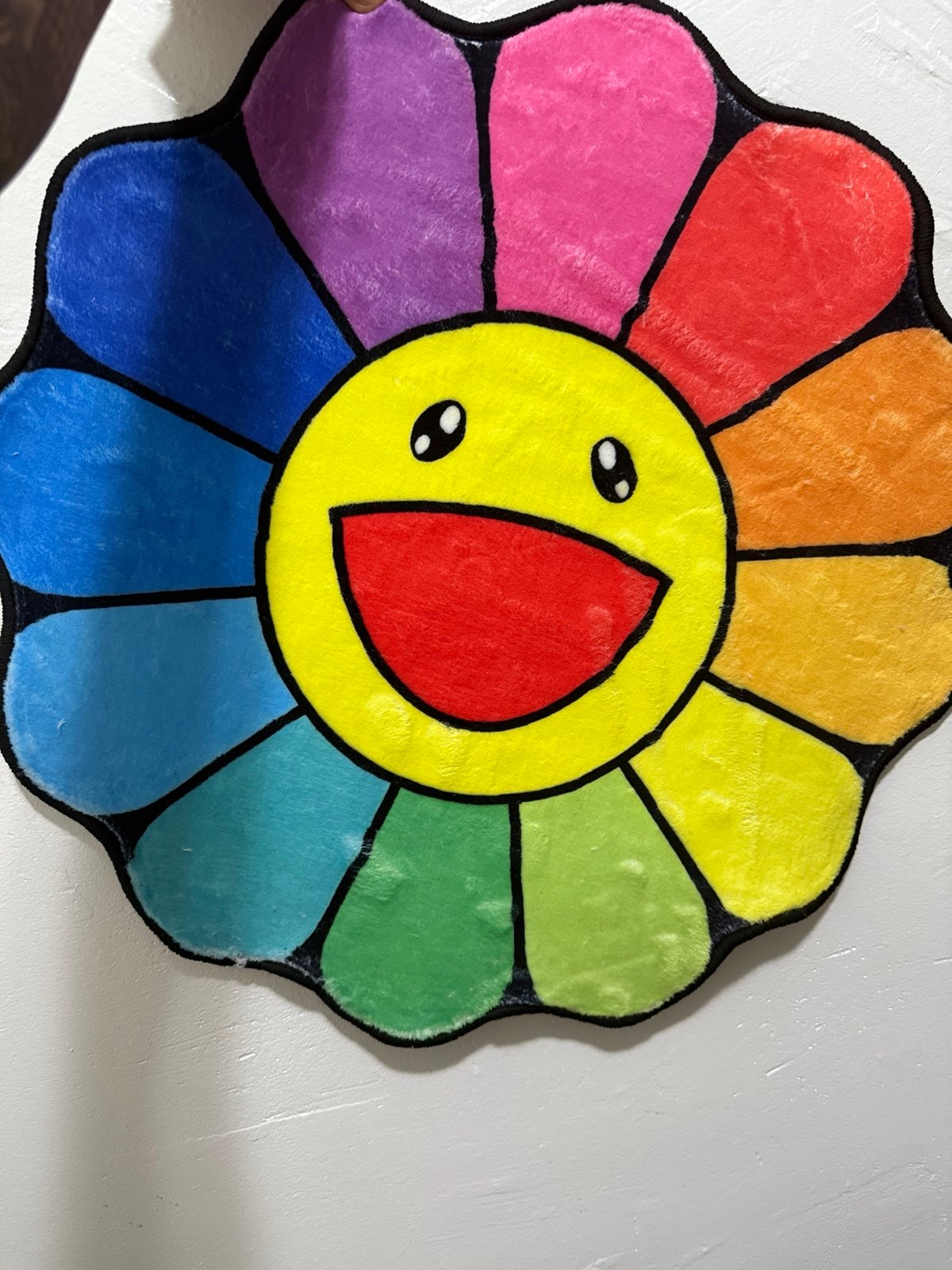 21” x 21” custom high quality murakami flower mat