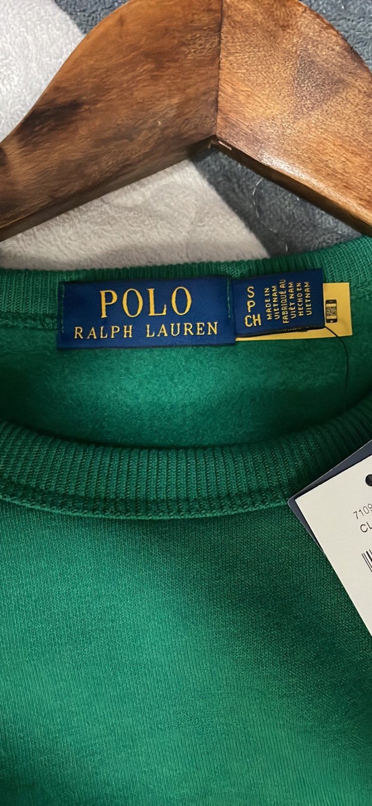 POLO RAULPH LAUREN GREEN CREWNECK