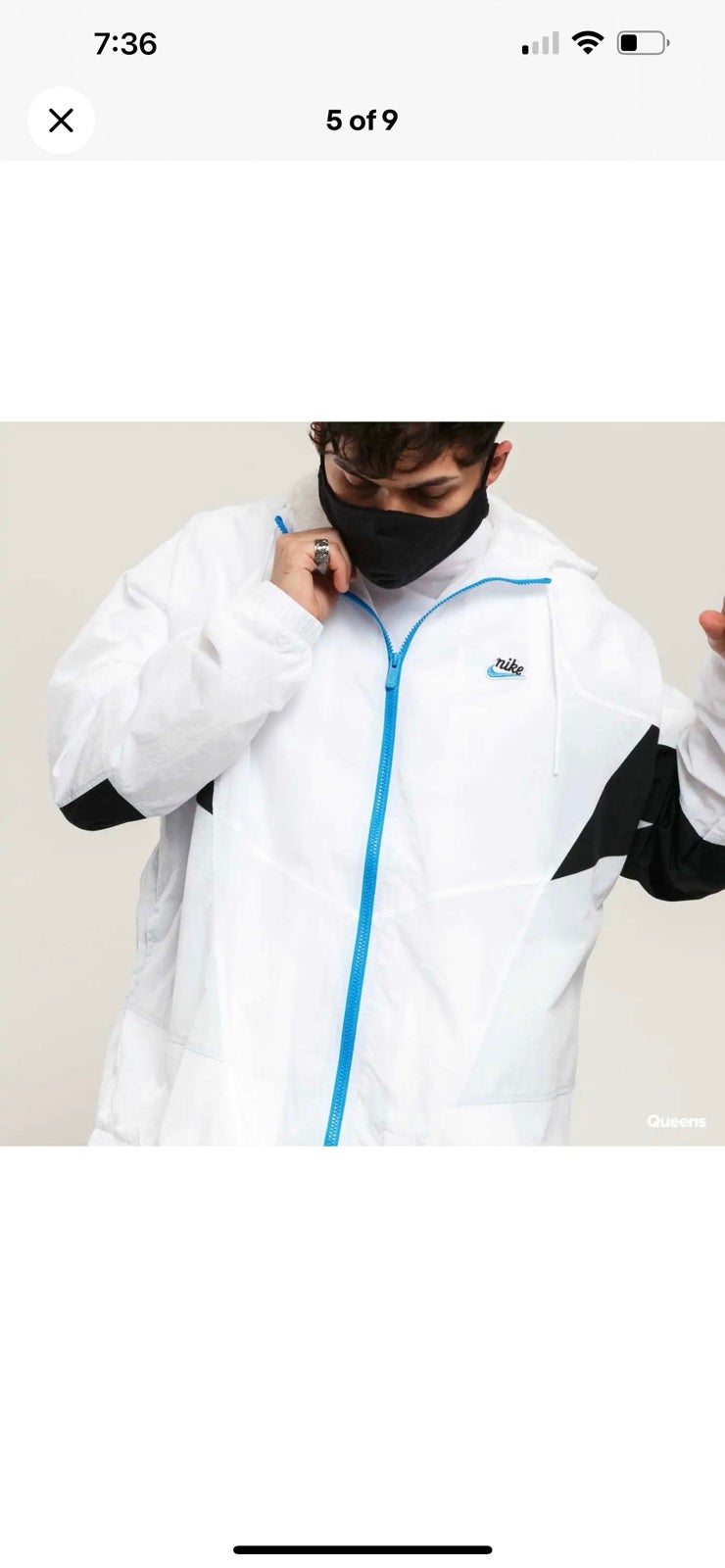 Mens Nike Sportswear Heritage Windrunner Men's Jacket CJ4358-100 XX-Large