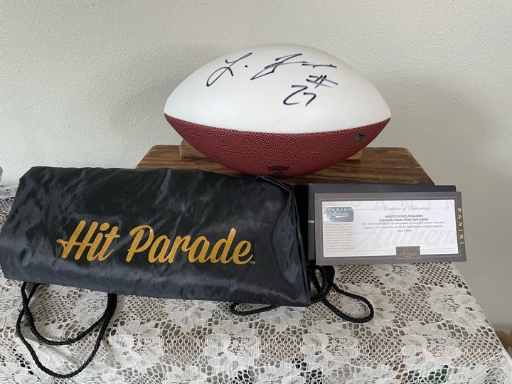 Leonard Fournette Autographed football