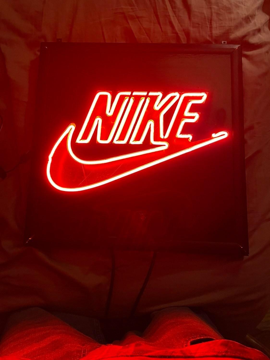 Original Nike Man Cave point of purchase neon sign! 1980's original works lik