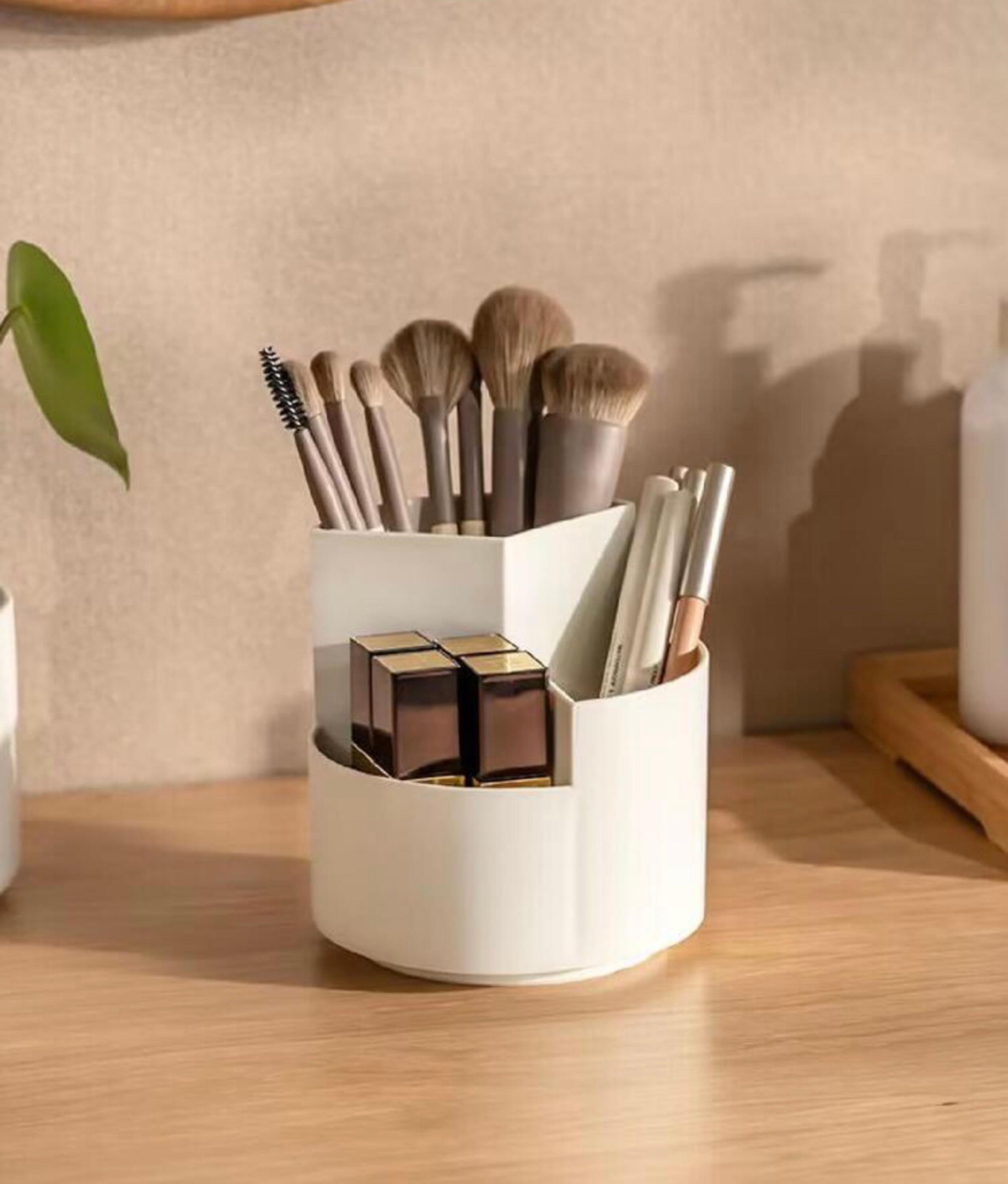 1pc Rotating Makeup Brush Storage Holder