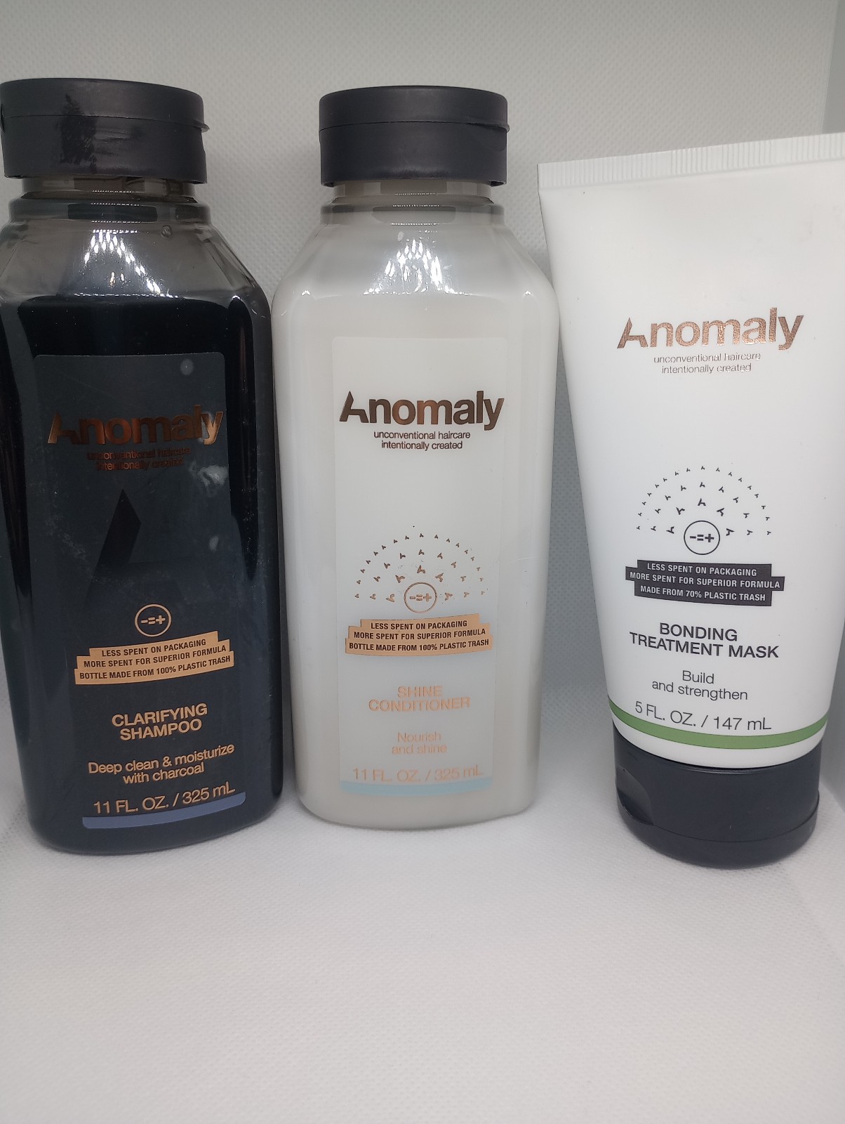 Anomaly Shampoo, Conditioner and Bond Treatment Mask