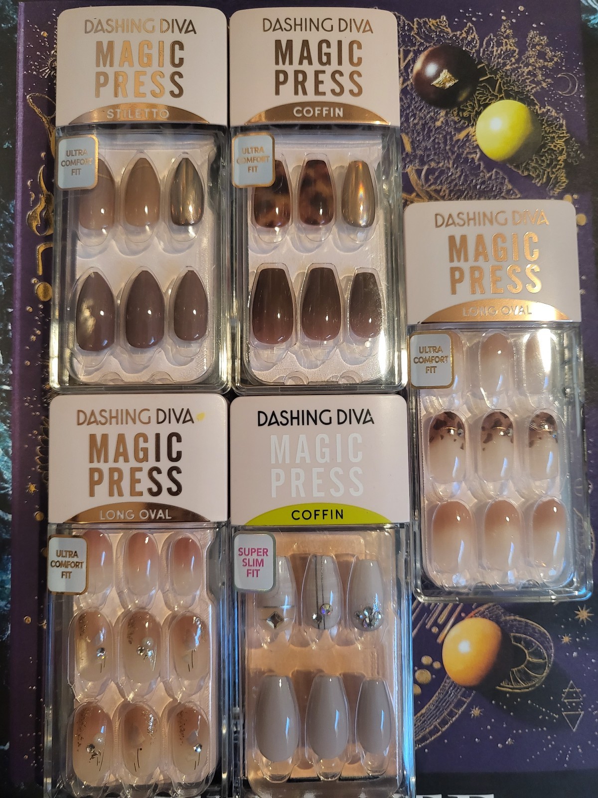 Bundle-5 dashing diva gel nail tips