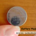 1/12 Dollhouse Miniature Battery Ceiling Fan Light With One Flower And 4 Blades