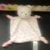 Chick Pea lovey pink white lovey blanket