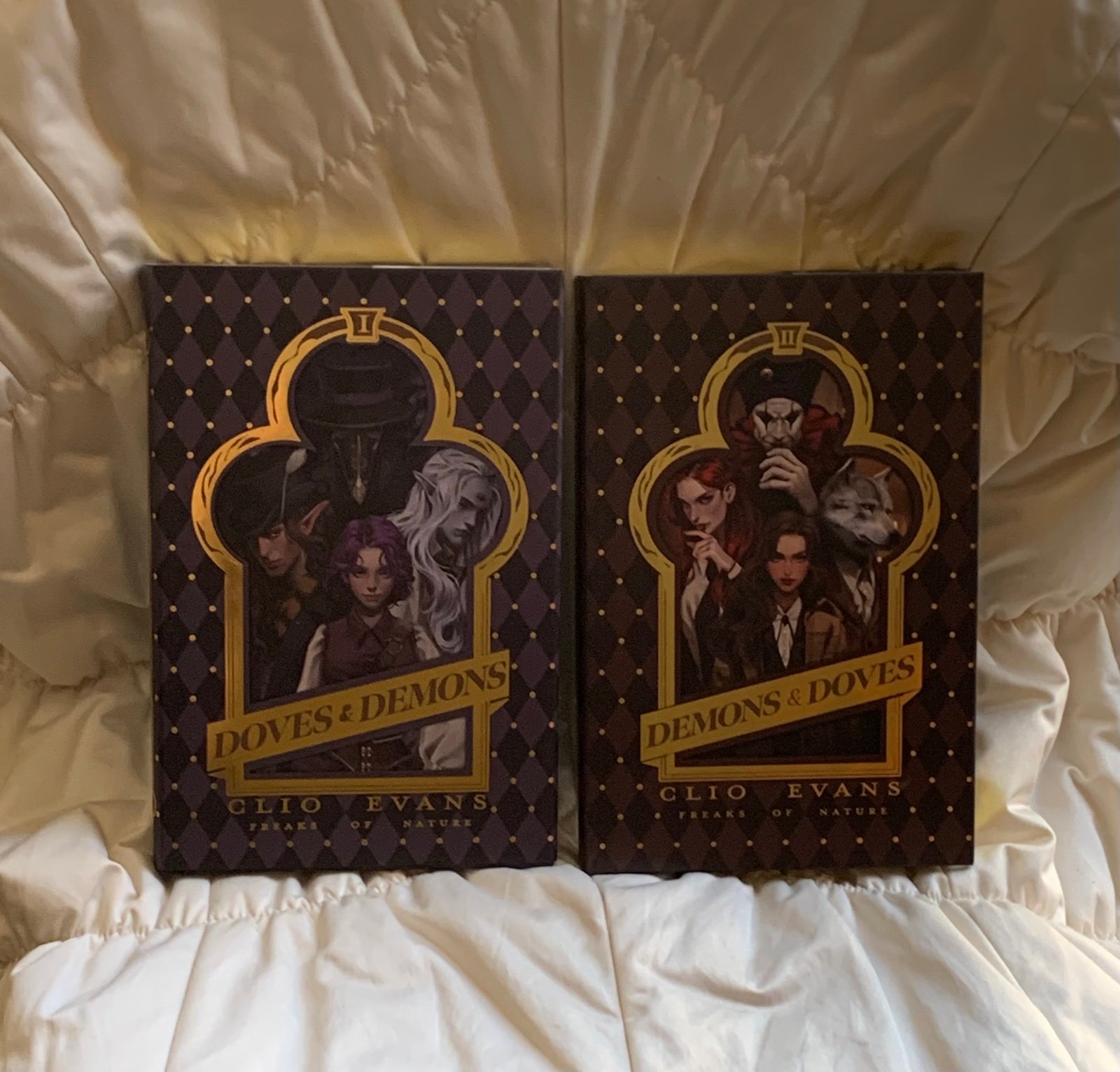 Clio Evans Doves & Demons Special Edition Book Set