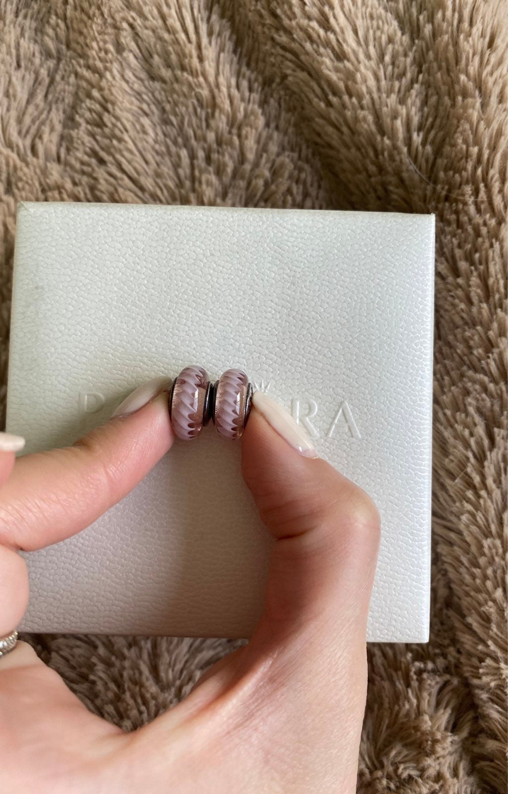Pandora Pink Murano Glass Charm