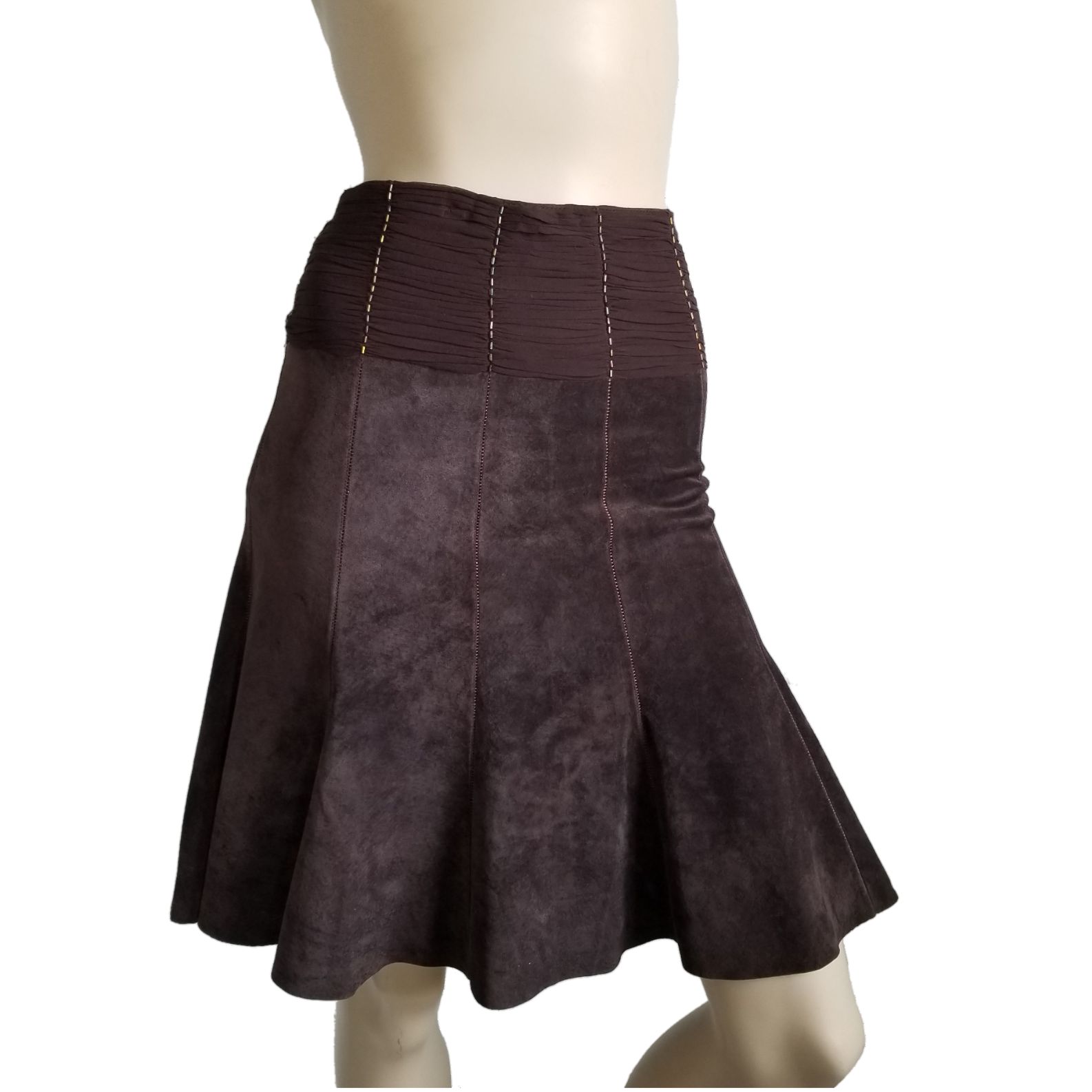 Anthropologie June Suede skirt