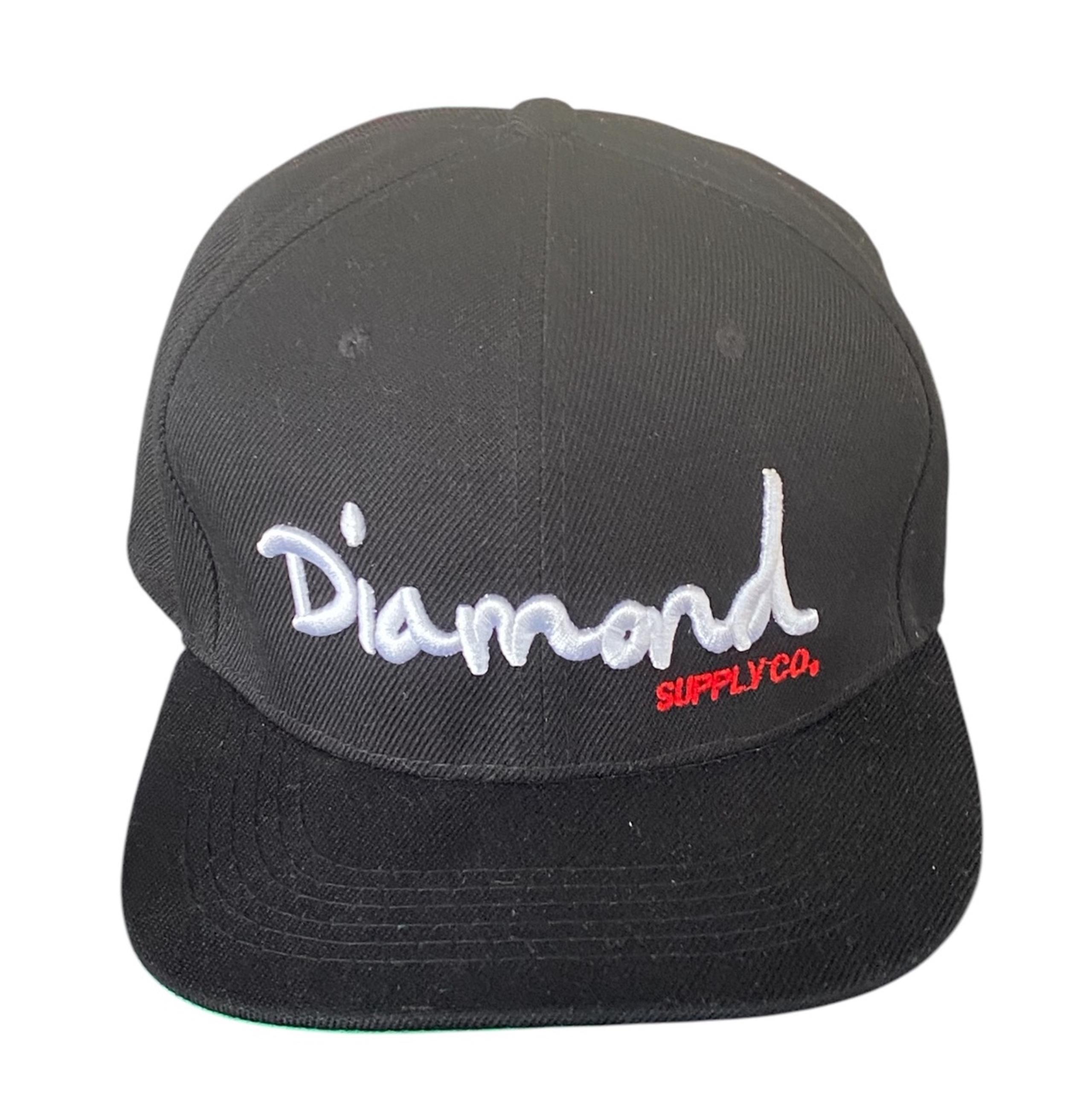 Diamond Supply Co. Skate Snapback Baseball Cap Text Hat Made USA