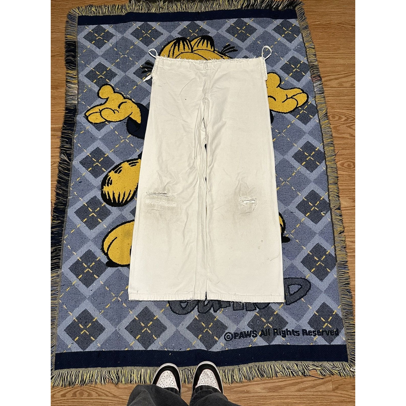 Vintage Thrashed Wide Leg OG Karate Pants