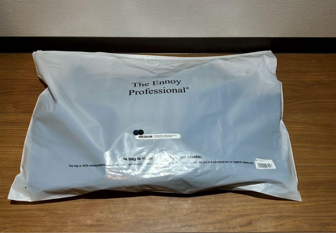 Ennoy Professional Crew Sweat Set Up Black/White 25Ss | eBay