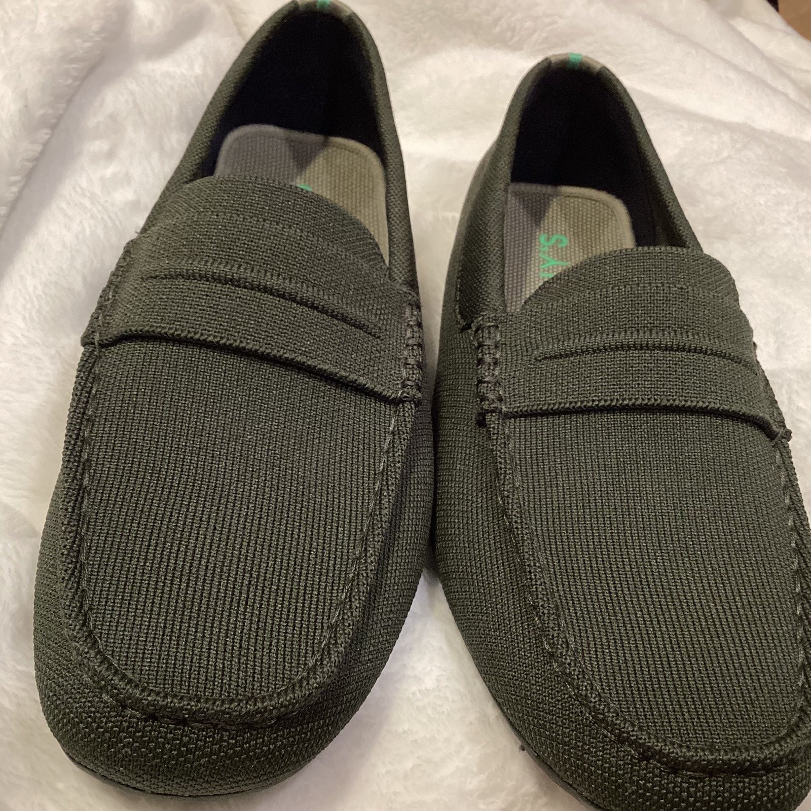 Rothy's The Driving Loafer Fairway Knit Fabric Moccasins Casual Shoes Mens US 10