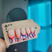 Acrylic Curved lines French Tip Press on nails