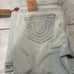 True Religion Jeans light powder blue destroy bootcut size 29
