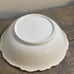 VTG Porcelain bowl red/pink roses 9” Shabby Chic Rare Gold Gilding