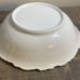 VTG Porcelain bowl red/pink roses 9” Shabby Chic Rare Gold Gilding