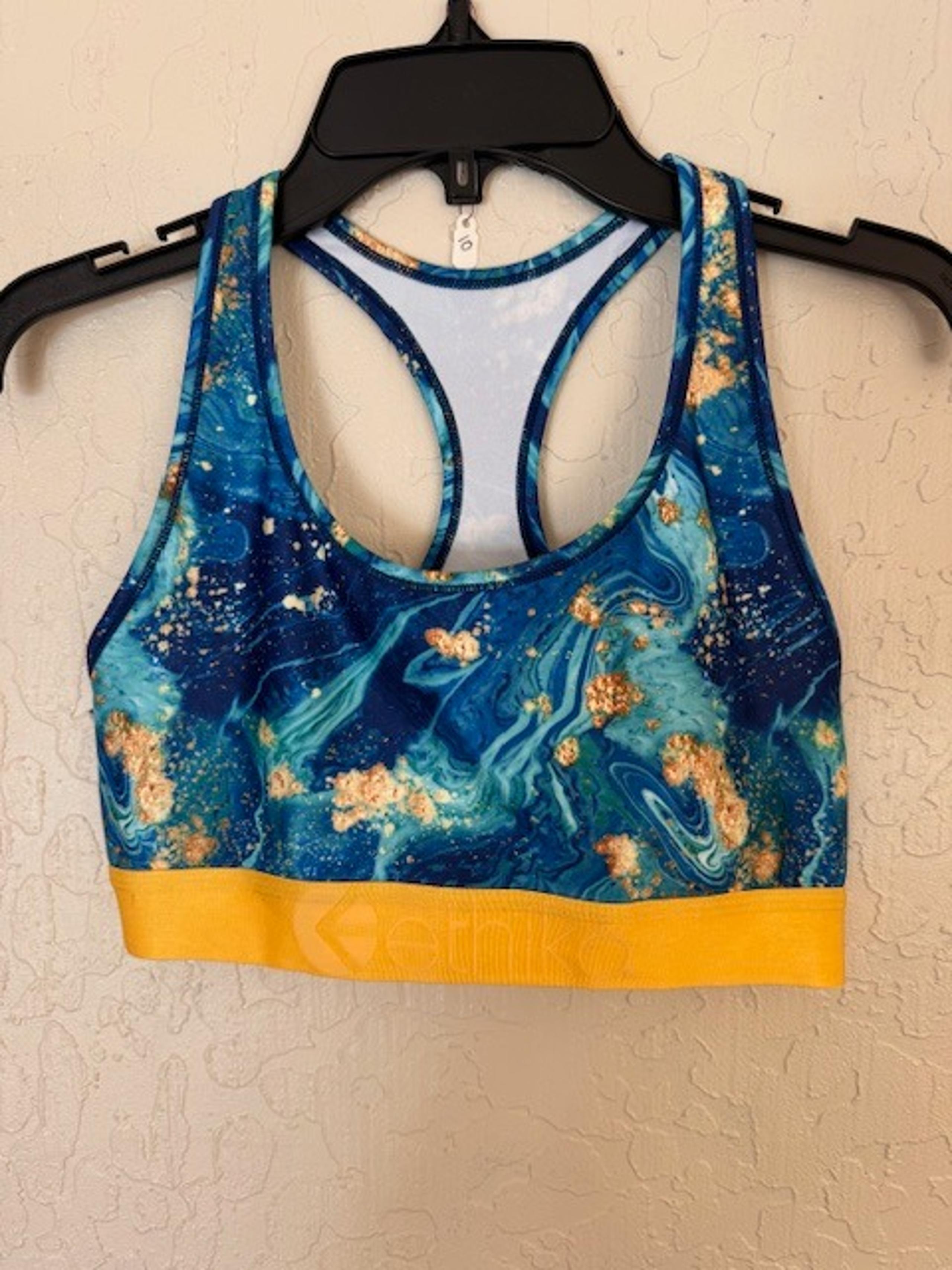 Ethika gold dust sports bra Size medium.