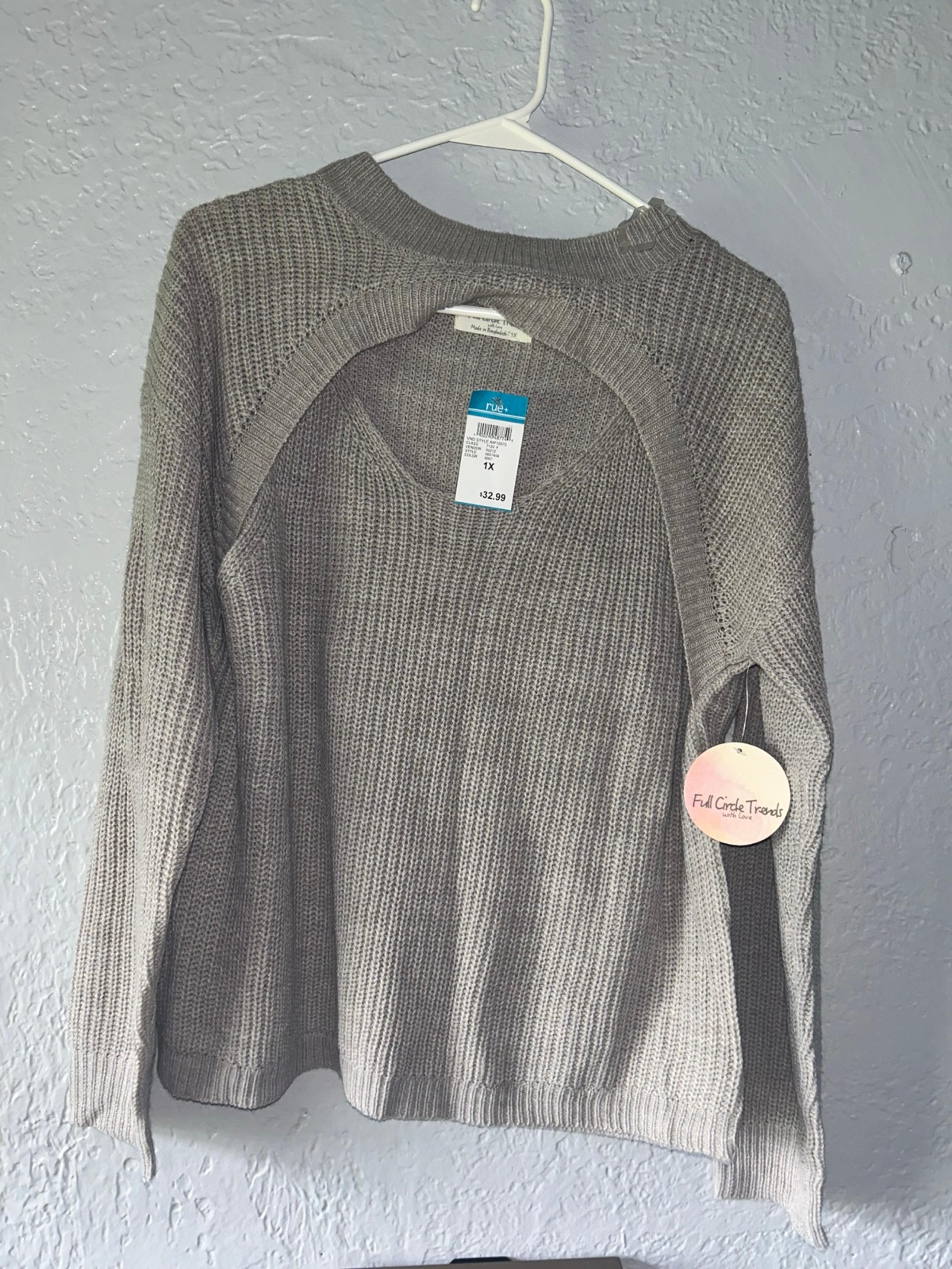 Women’s fall sweater bundle size 1X new with tags
