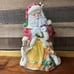 Ceramic Santa Cookie Jar Forest Country Bunny, Deer & Fox Woodland Animals