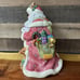 Ceramic Santa Cookie Jar Forest Country Bunny, Deer & Fox Woodland Animals