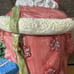 Ceramic Santa Cookie Jar Forest Country Bunny, Deer & Fox Woodland Animals