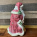 Ceramic Santa Cookie Jar Forest Country Bunny, Deer & Fox Woodland Animals