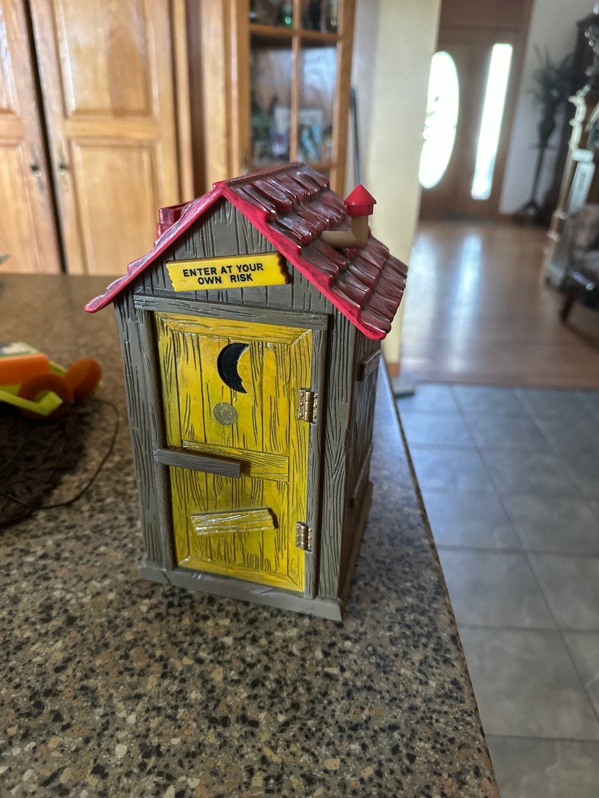Funrise vintage talking outhouse bank