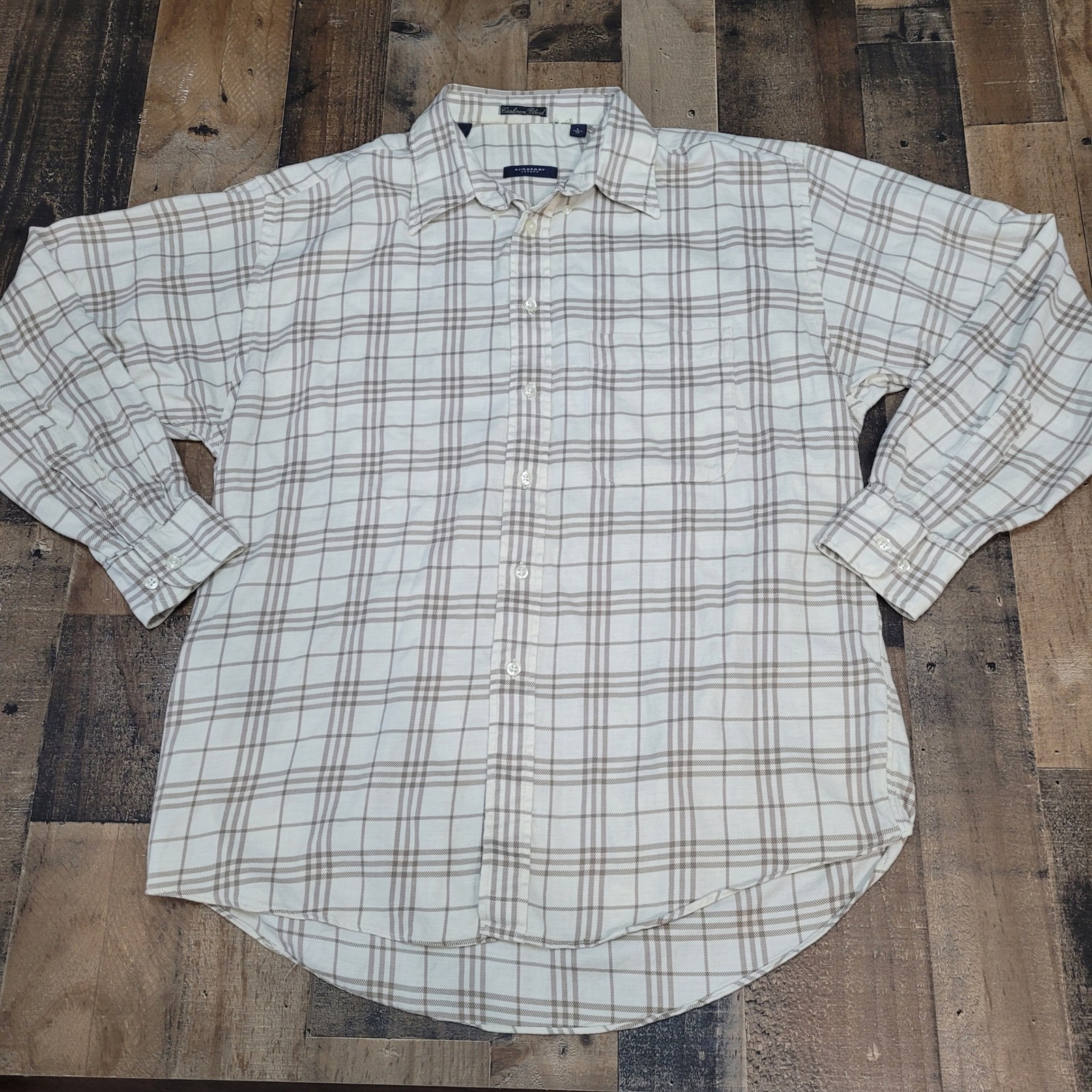 Burberry London Classic Check Flannel Shirt - Size XL
