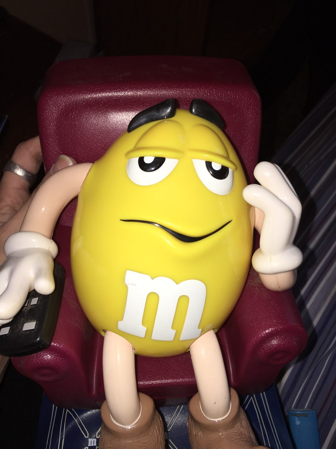 M&M candy dispenser