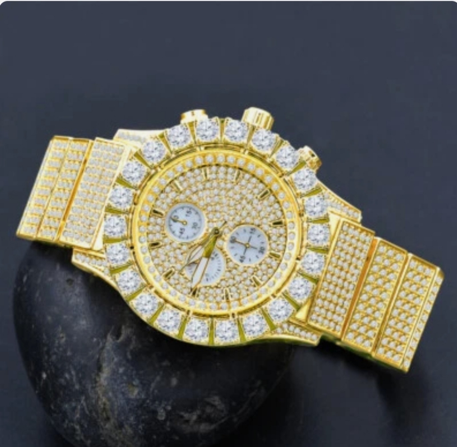 Bling blin watch with stones