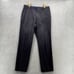 Banana Republic Dress Pants Adult 33x34 Gray Non-Iron Tailored Slim Cotton Men's