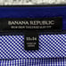 Banana Republic Dress Pants Adult 33x34 Gray Non-Iron Tailored Slim Cotton Men's