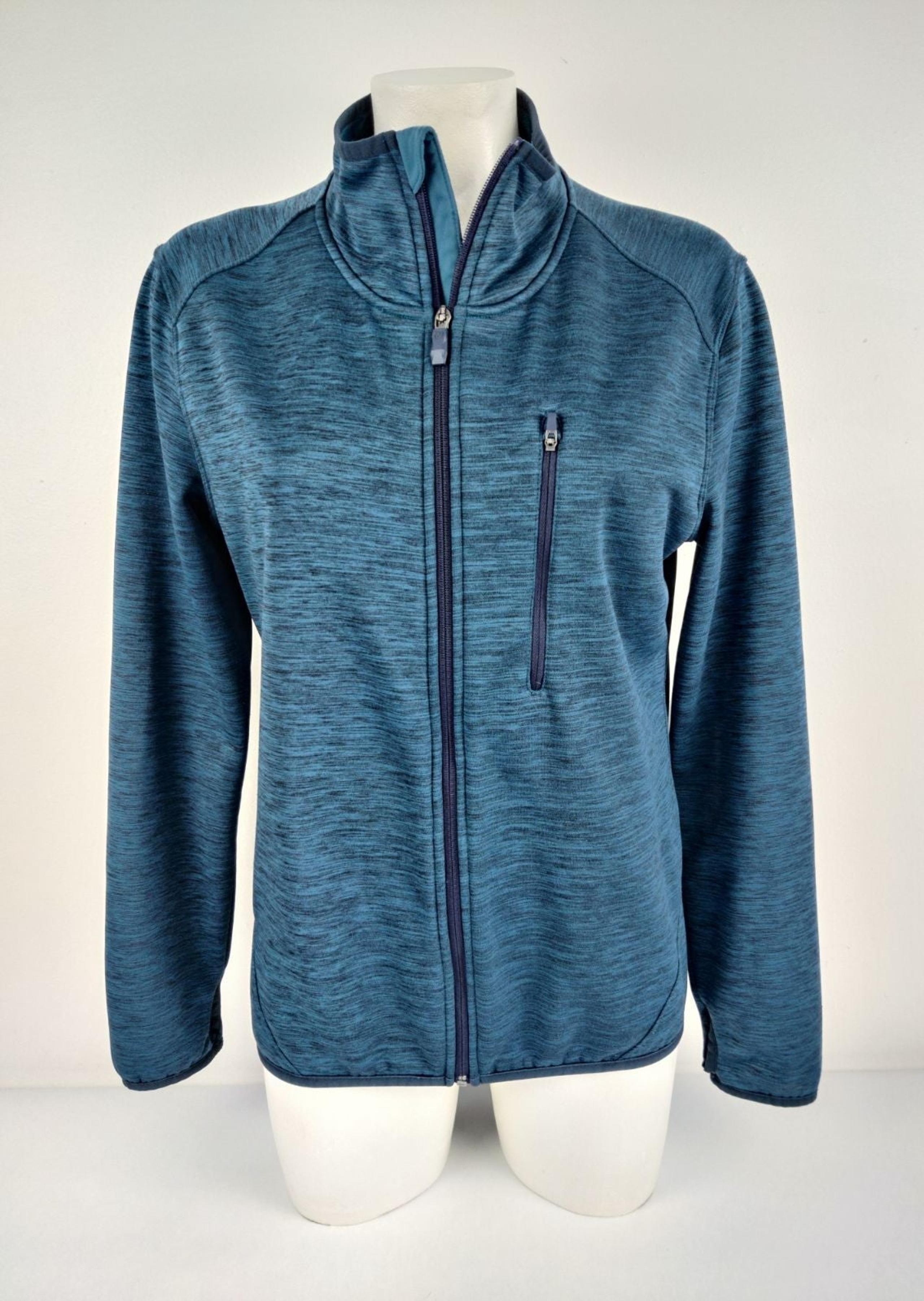Merrell Select Wick Women's Teal Space Dye Full Zip Activewear Jacket Medium