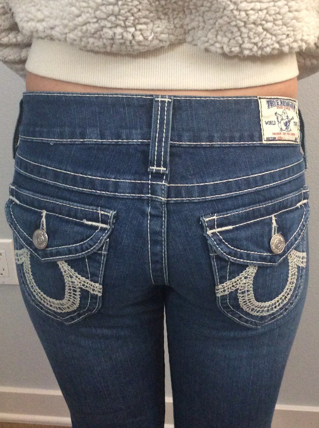 True Religion Flare Jeans, Size 27