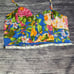 BOG Collective Lottie & Holly Floral Print Cropped Tank Top Skort Set Large