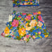 BOG Collective Lottie & Holly Floral Print Cropped Tank Top Skort Set Large