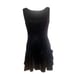 Vtg Sandine Originals Little Black Velvet Dress Designer Women Ladies Size 11
