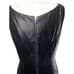 Vtg Sandine Originals Little Black Velvet Dress Designer Women Ladies Size 11
