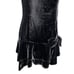 Vtg Sandine Originals Little Black Velvet Dress Designer Women Ladies Size 11