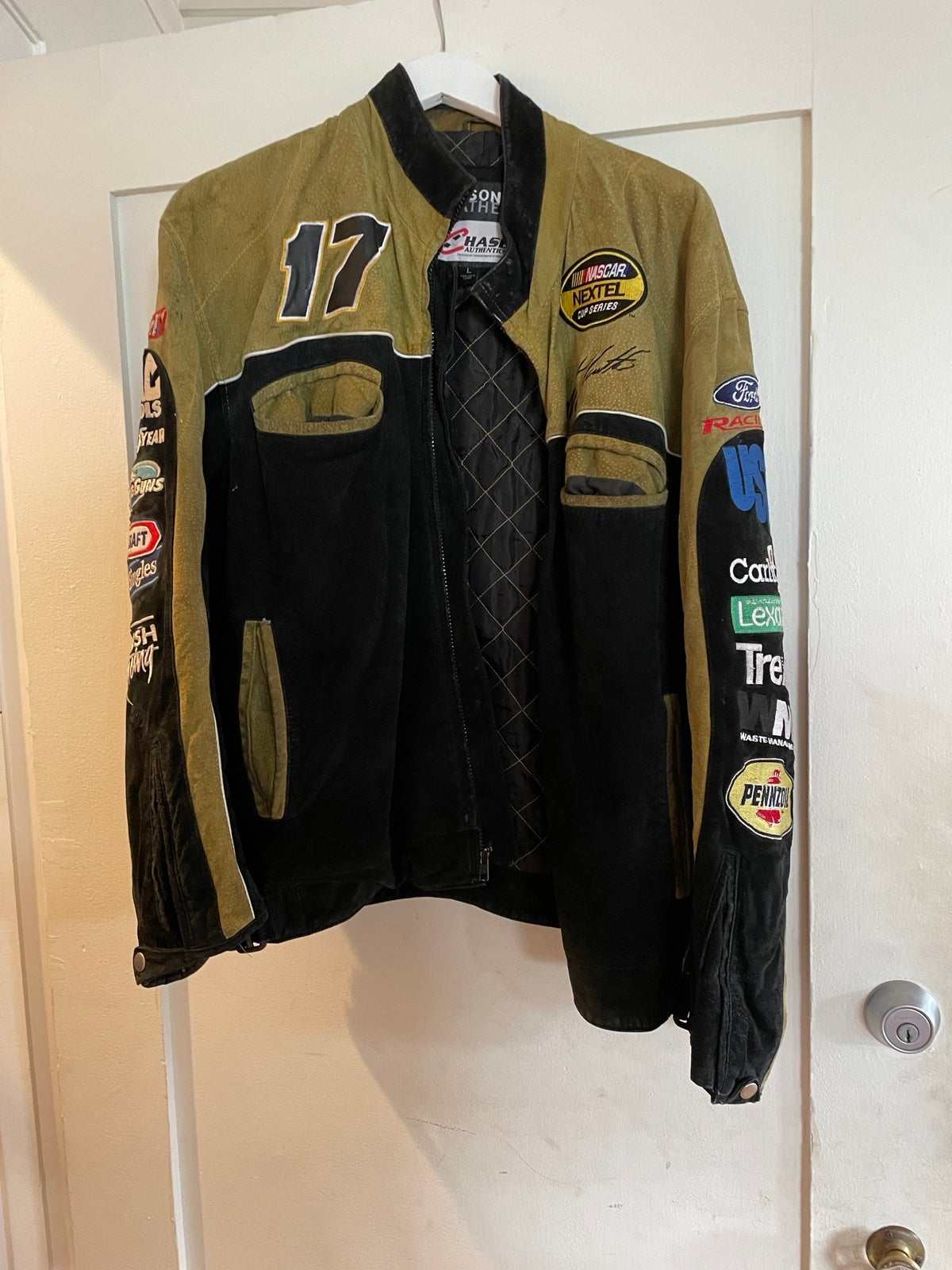 Wilson leather nascar Jacket