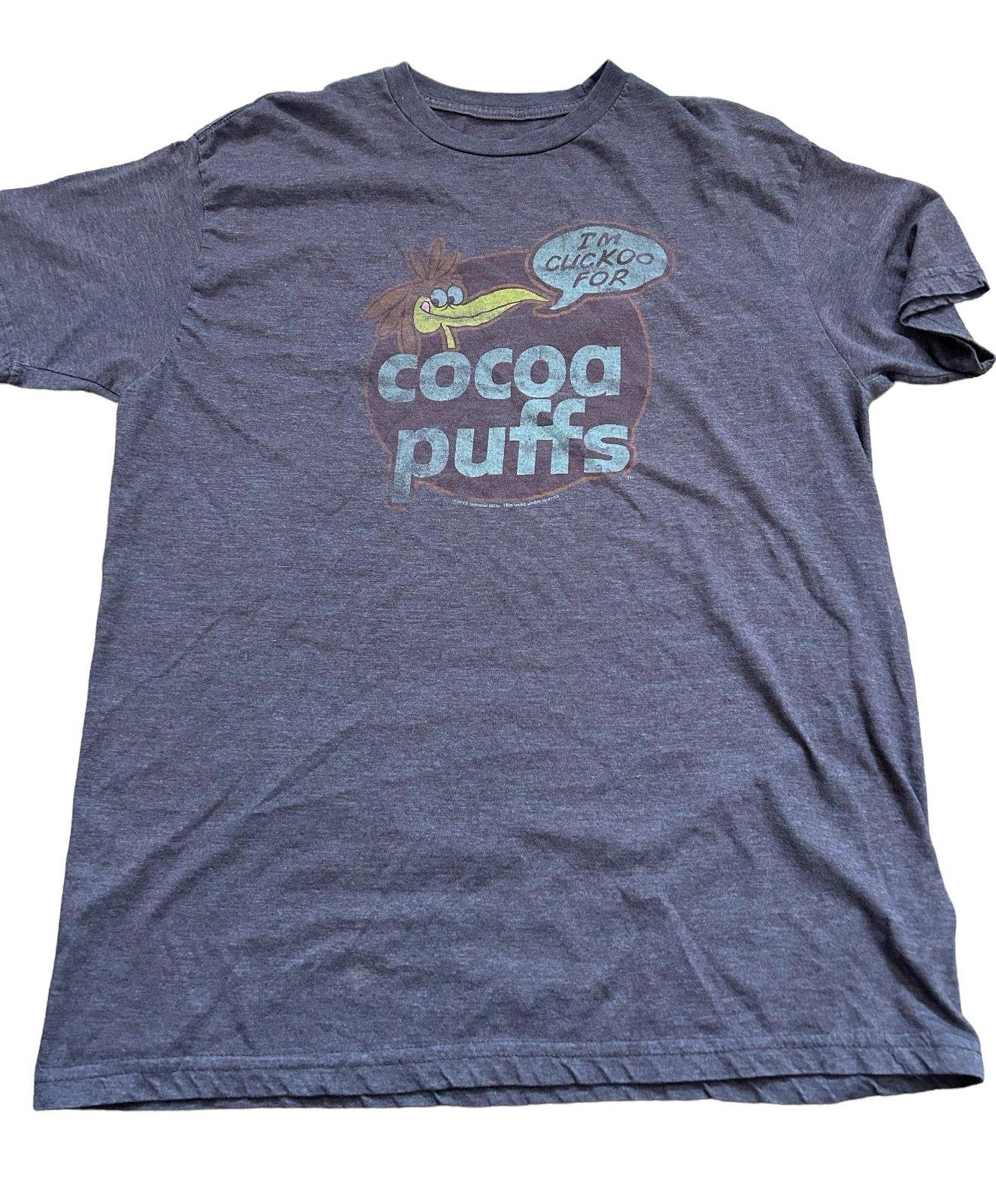 Cocoa Puffs cereal brown t shirt