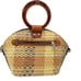 Patrica Nash Mellini Dome Satchel Ribbons & Raffia