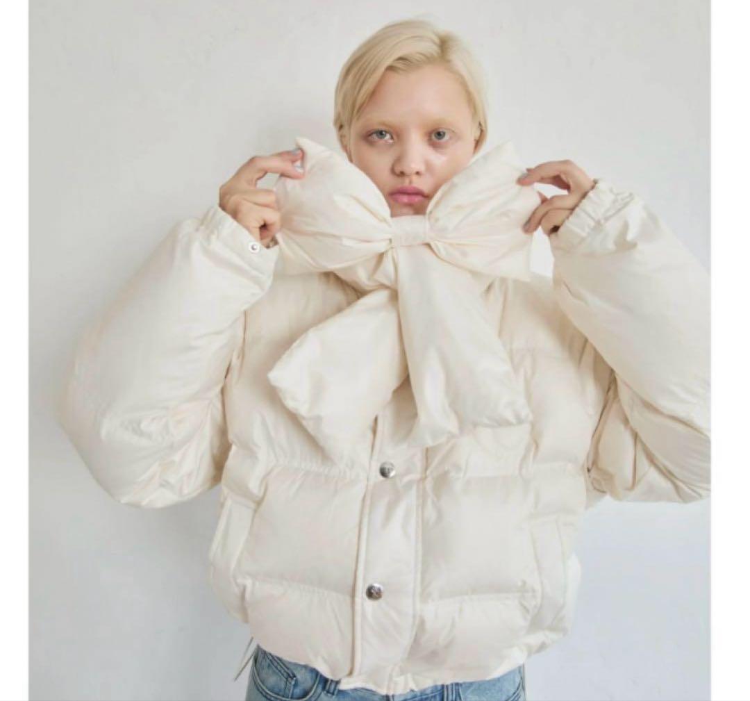 爆売り！ epine É RIBBON MUFFLER DOWN COAT ジャケット・アウター