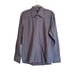 Kenneth Cole Dress Shirt Medium Blue Striped Cotton Button Up Long Sleeves NWT