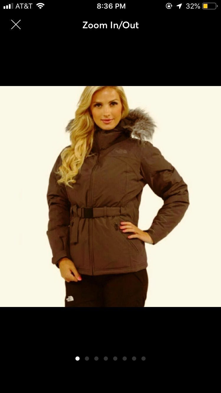 North Face Brown Coat